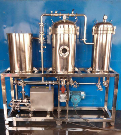 HQGY（B）型不锈钢盘式粗、精滤一体机